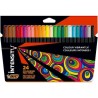 Bic Intensity Pack de 24 Rotuladores - Punta 0.9mm - Tinta con Base de Agua Lavable